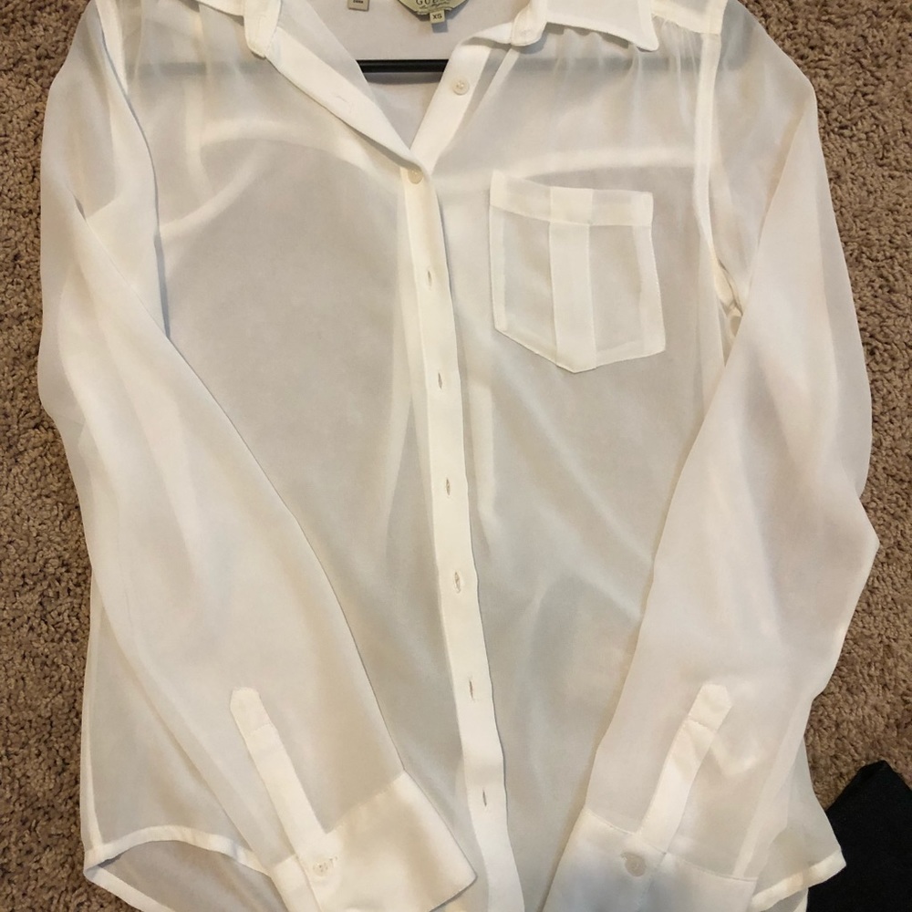 Guess Button Up Top - Picture 2 of 3